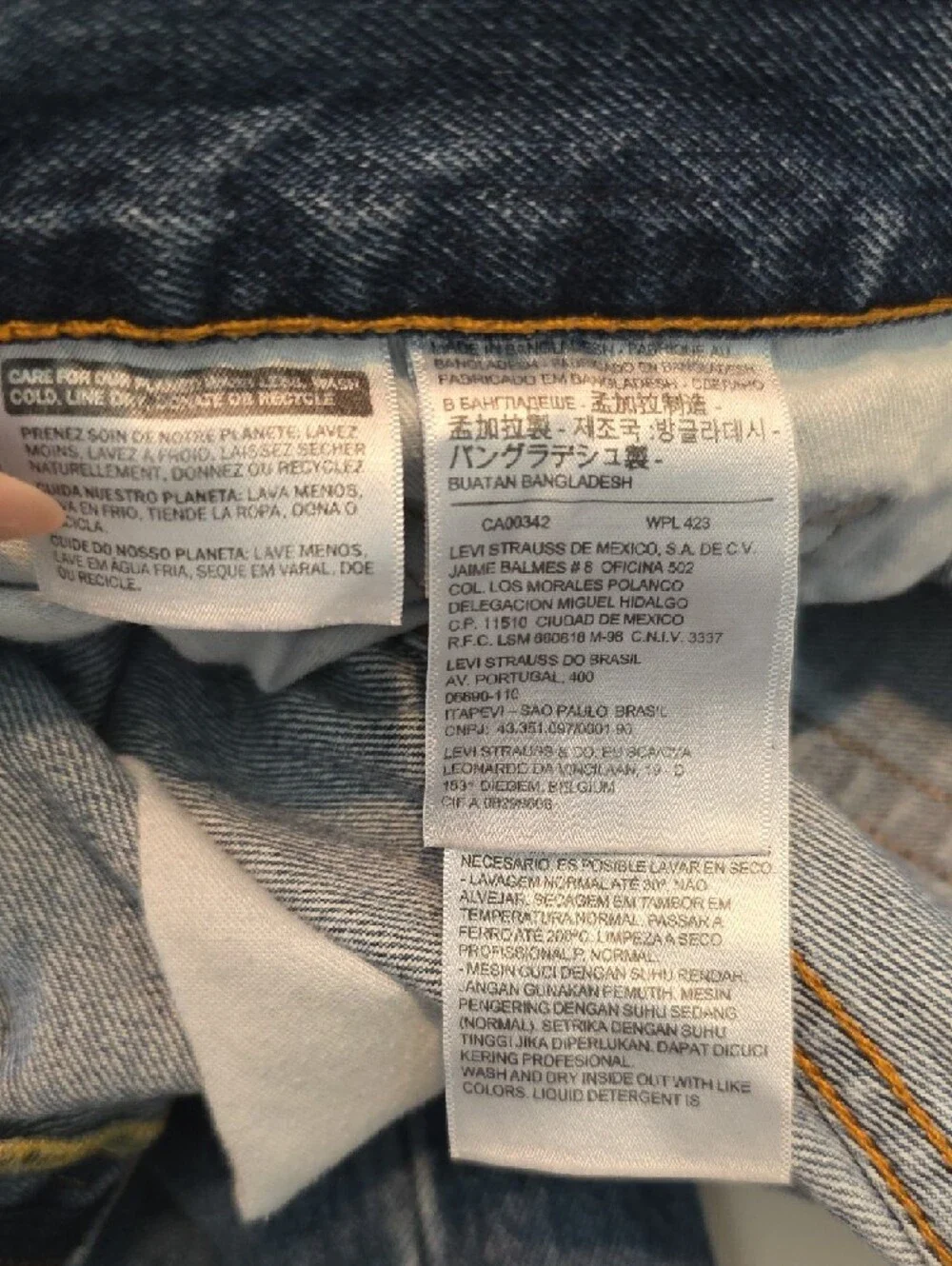 Levi's 505 Regular Straight Leg Medium Stonewash Blue Denim Jeans Men's 33x30